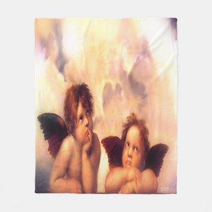 Couverture Polaire Paire d'anges Putti