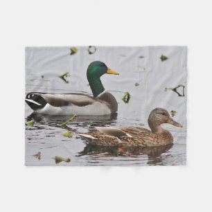 Couverture Polaire Paires de canards de Mallard