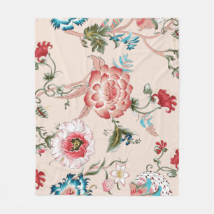 Couverture Polaire Paisley classique et motif de dentelle fine, Pat p