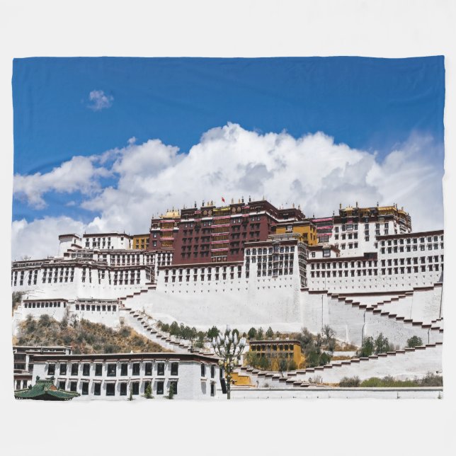 Couverture Polaire Palais de Potala à Lhassa - Tibet (Devant (Horizontal))