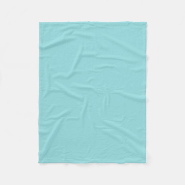 Couverture Polaire Pale Aqua - Plaid Épais - HAMbyWhiteGlove (Devant)