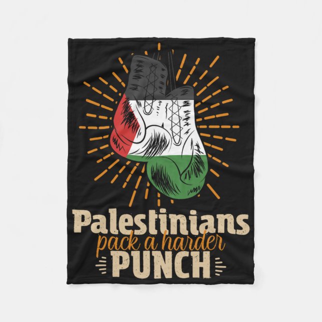 Couverture Polaire Palestine La boxe de lutte palestinienne (Devant)