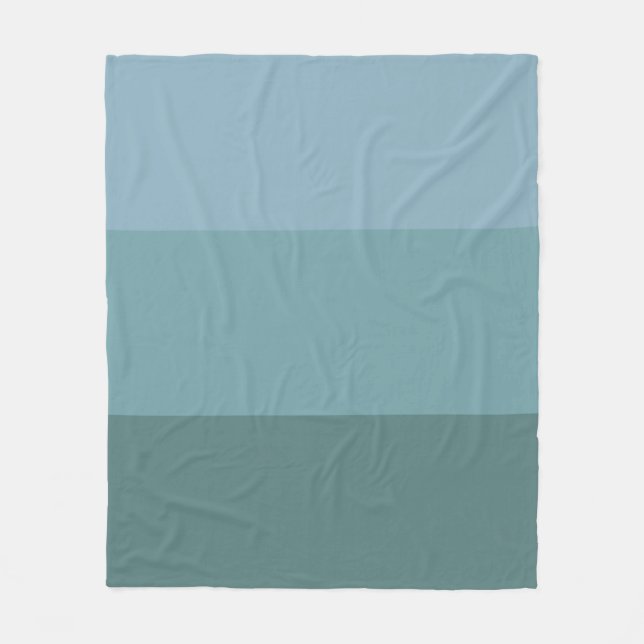 Couverture Polaire Palettes de couleurs pastels bleus (Devant)