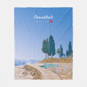 Couverture Polaire Pamukkale, Turquie - Piscines thermales