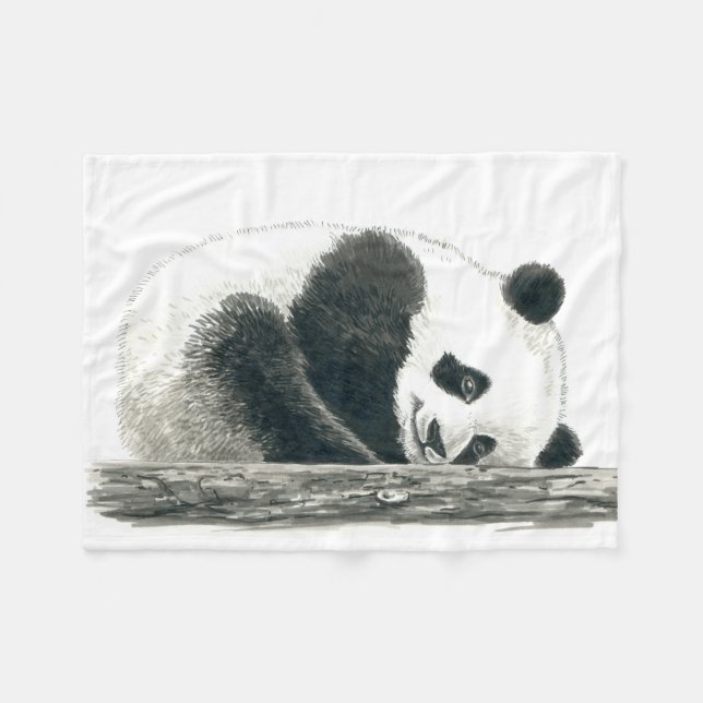 Couverture Polaire Panda (Devant (Horizontal))