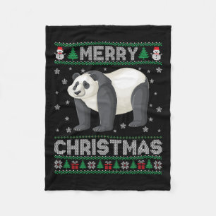 Couverture Polaire Panda Animal Hommes Femmes Enfants Vilain Chandail