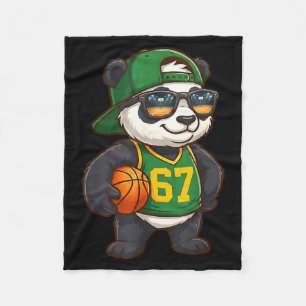 Couverture Polaire Panda Basketball 67 Argot Gen Alpha Srts Hommes Ga