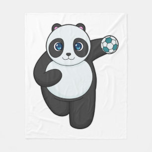 Couverture Polaire Panda Handball player Handball