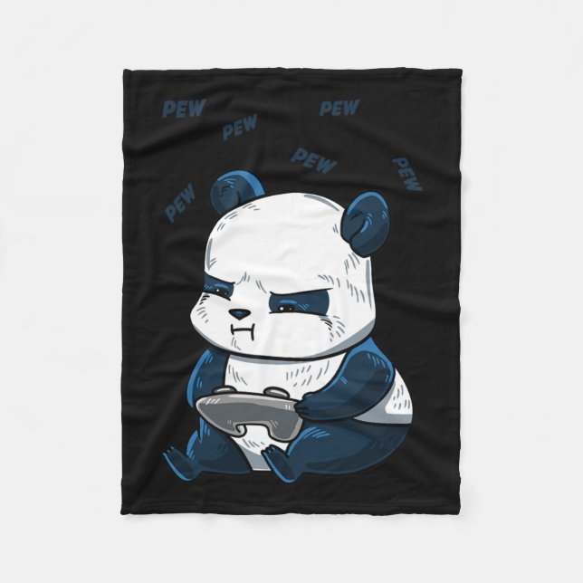 Couverture Polaire Panda Pew Cute Hob (Devant)
