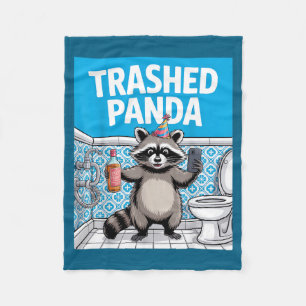 Couverture Polaire Panda Raton Laveur Démoli Drôle S'Enivre 1ff512797
