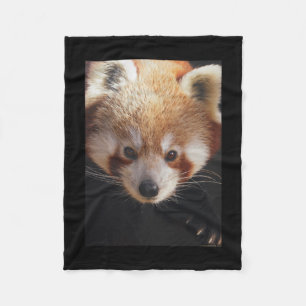COUVERTURE POLAIRE PANDA ROUGE