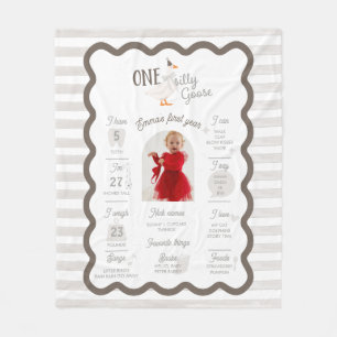 Couverture Polaire Panneau d'étape du 1er anniversaire de One Silly G