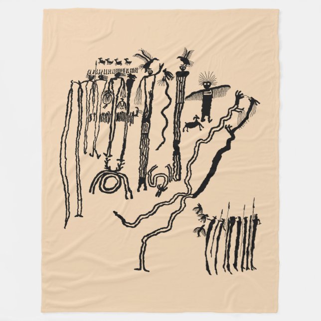 Couverture Polaire Panneau Shamans (Devant)