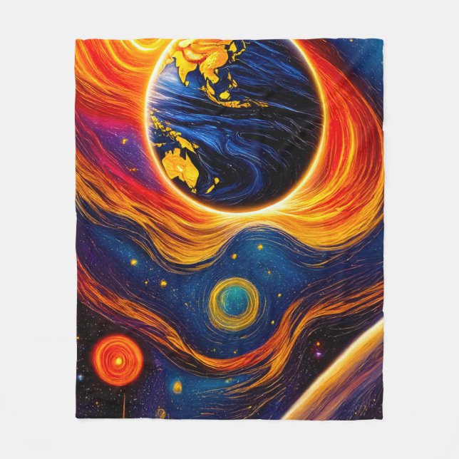 Couverture Polaire Panneau Universe 50x84 002 (Devant)