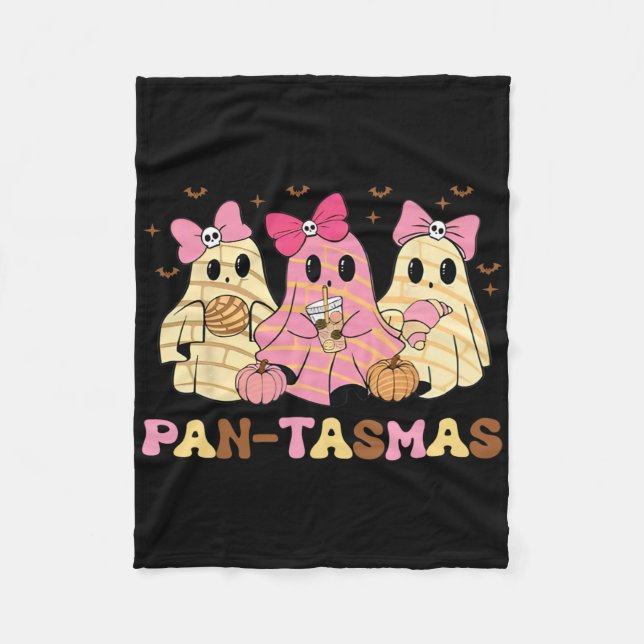 Couverture Polaire Pantasmas Ghost Funny Éffrayant Conchas Mexicain G (Devant)