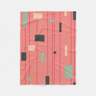 Couverture Polaire Panthère rose brouillée