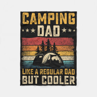 Couverture Polaire Papa campeur comme un papa normal mais plus cool p