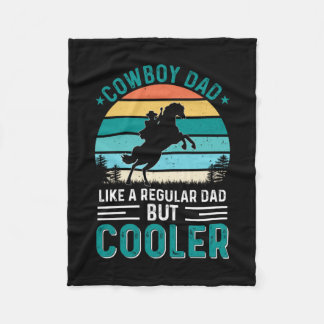 Couverture Polaire Papa Cowboy