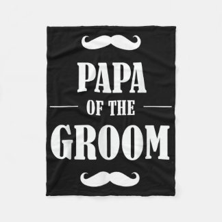 Couverture Polaire Papa De La Pièce T Chemise Funny Mariage Bachelor 