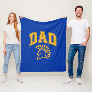 Couverture Polaire Papa de Spartans d'état de San Jose