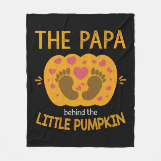 Couverture Polaire Papa Derrière le Citrouille Little Fall Automne Ba