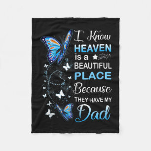 Couverture Polaire Papa Est Mon Ange Gardien Dans Le Jour Du Mémorial