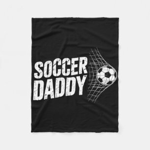 Couverture Polaire Papa foot Daddy Byll Et Sport Net Pères Footbyll G