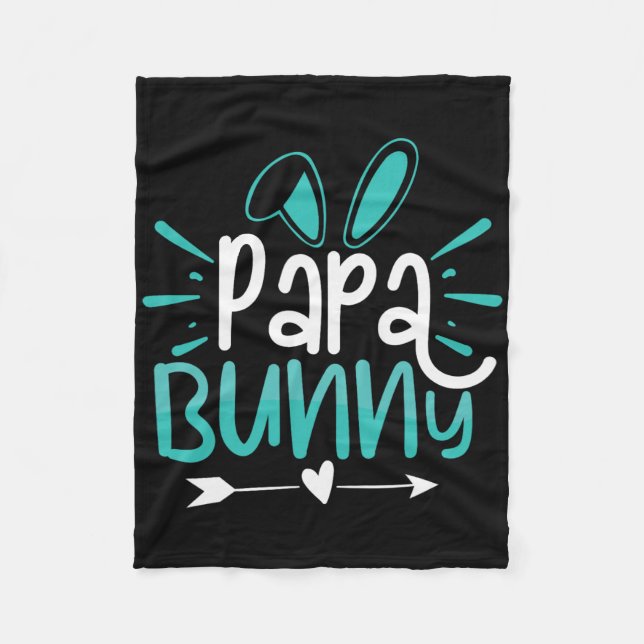 Couverture Polaire Papa Lapin  (Devant)