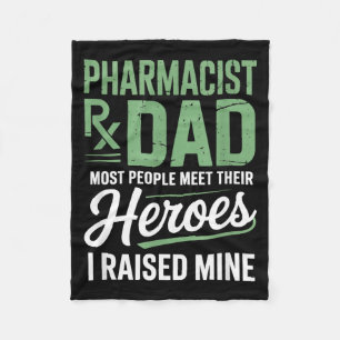 Couverture Polaire Papa pharmacien que la plupart des gens rencontren