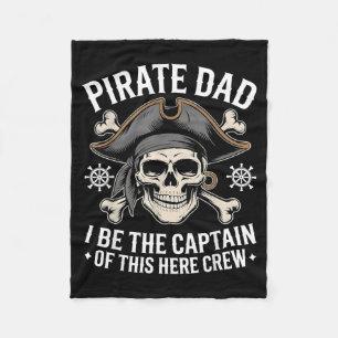 Couverture Polaire Papa Pirate Est Capitaine De Cet équipage De Pères