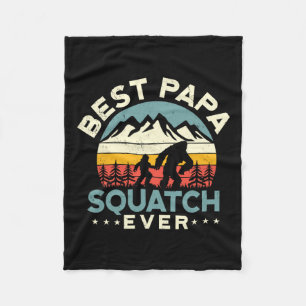 Couverture Polaire Papa Sasquatch Papa Best Papa Squatch Jamais Pères