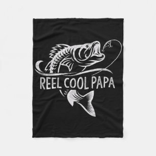 Couverture Polaire Papa super cool pêche Cadeaux de papa pêcheur pour