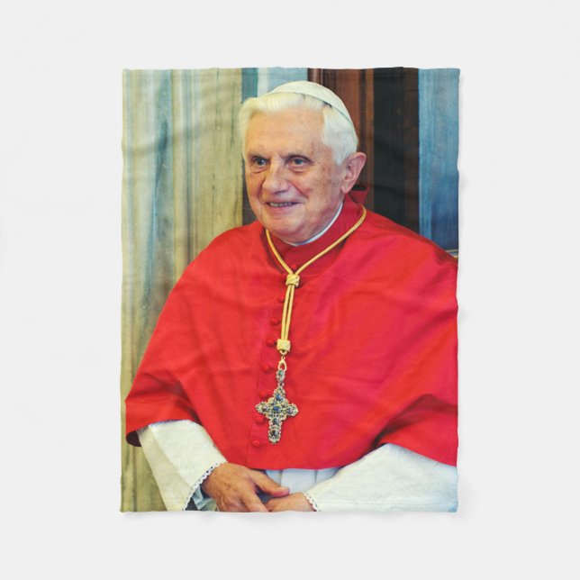 Couverture Polaire Pape Benoît (Devant)