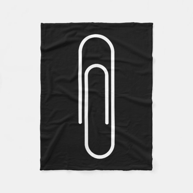 Couverture Polaire Paperclip, Funny, Jokes, Sarcastic  (Devant)