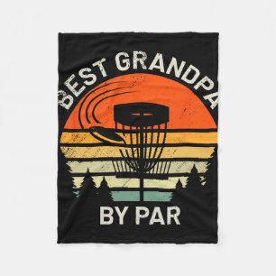 Couverture Polaire Papi de Disc Golf Meilleur Grand-Père Par Frisbee