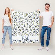 Papier Monogramme à Motif d'Olive de Campagne Fran