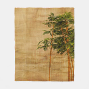 Couverture Polaire Papier peint en bambou