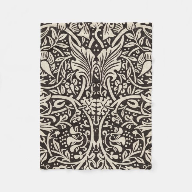 Couverture Polaire Papier peint floral Narcisse William Morris (Devant)