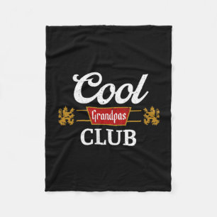 Couverture Polaire Papiers Cool Club des Grands-Pères Famille Matchin