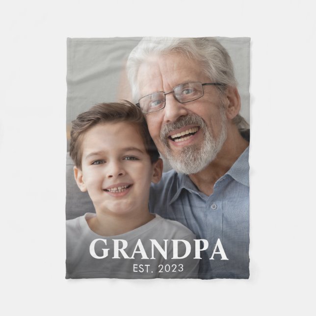 Couverture Polaire Papiers établis Grandparents Day (Devant)
