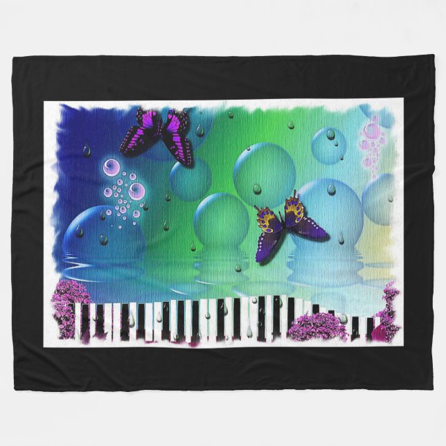 Couverture Polaire Papillon (Devant (Horizontal))