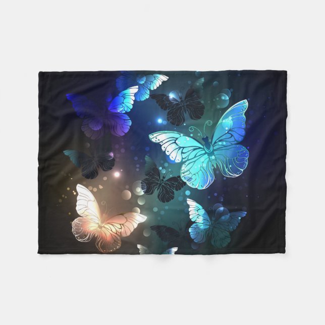 Couverture Polaire Papillon de nuit (Devant (Horizontal))