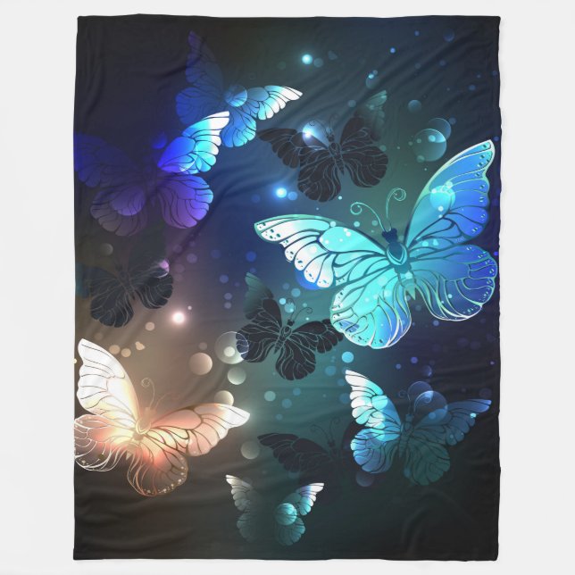 Couverture Polaire Papillon de nuit (Devant)