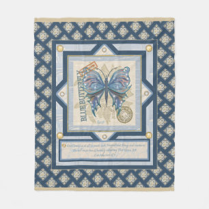 Couverture Polaire Papillon du bureau de création G