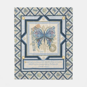 Couverture Polaire Papillon du bureau de création G