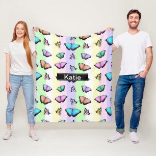 Couverture Polaire Papillon Fleece Personnalisé