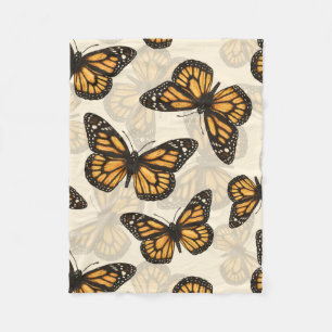 Couverture Polaire Papillon monarque