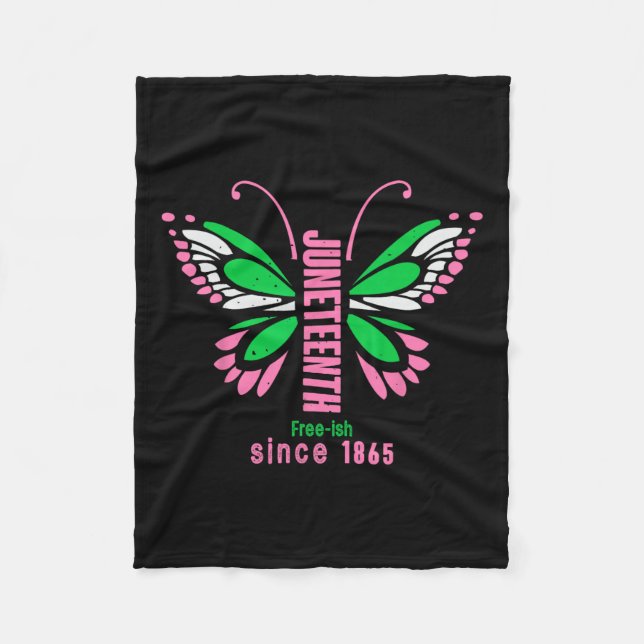 Couverture Polaire Papillon Queen Cute Aka Junetten Tee (Devant)