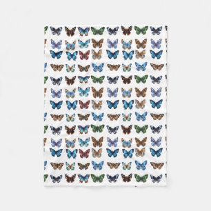 Couverture Polaire Papillons