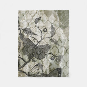Couverture Polaire Papillons d'arabesque I